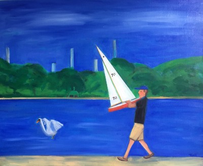 Paris-Tuilersi-manseated,oil painting for sale
oil on paper.figurative
